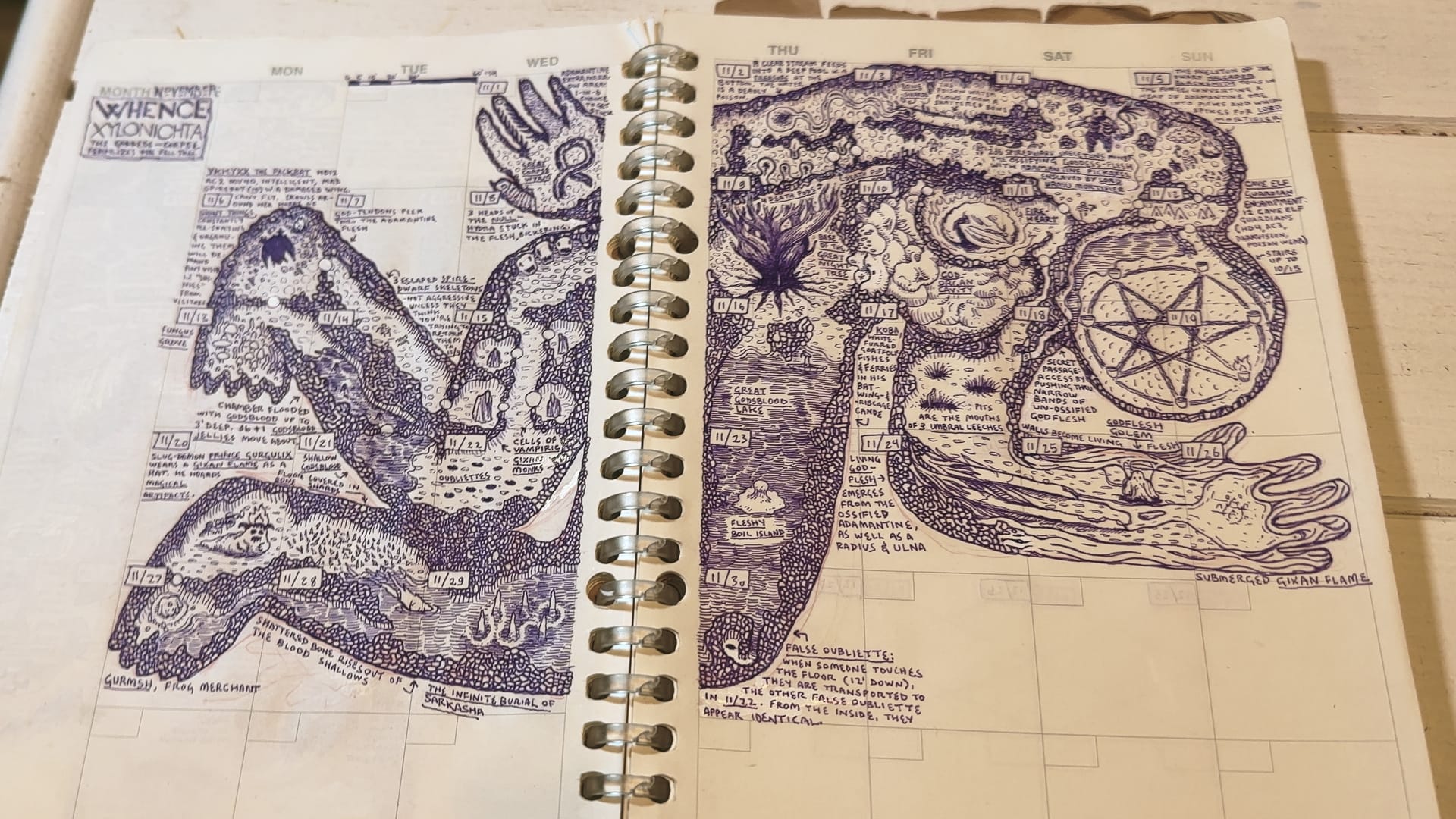 ✍️ Drawing November for #dungeon23