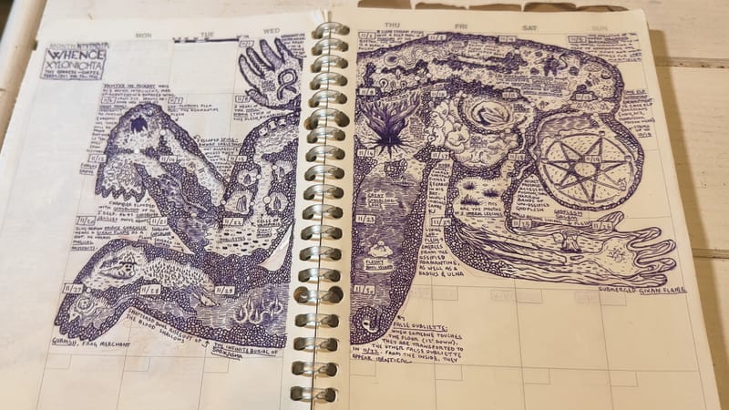 ✍️ Drawing November for #dungeon23