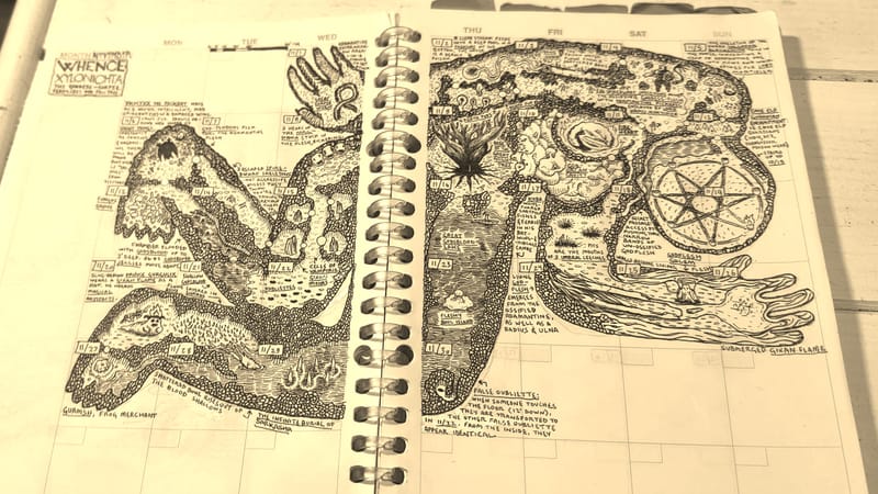 ✍️ Drawing November for #dungeon23